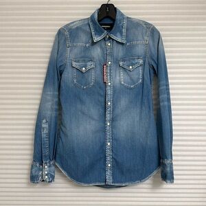 Dsquared2 denim shirt sz 38